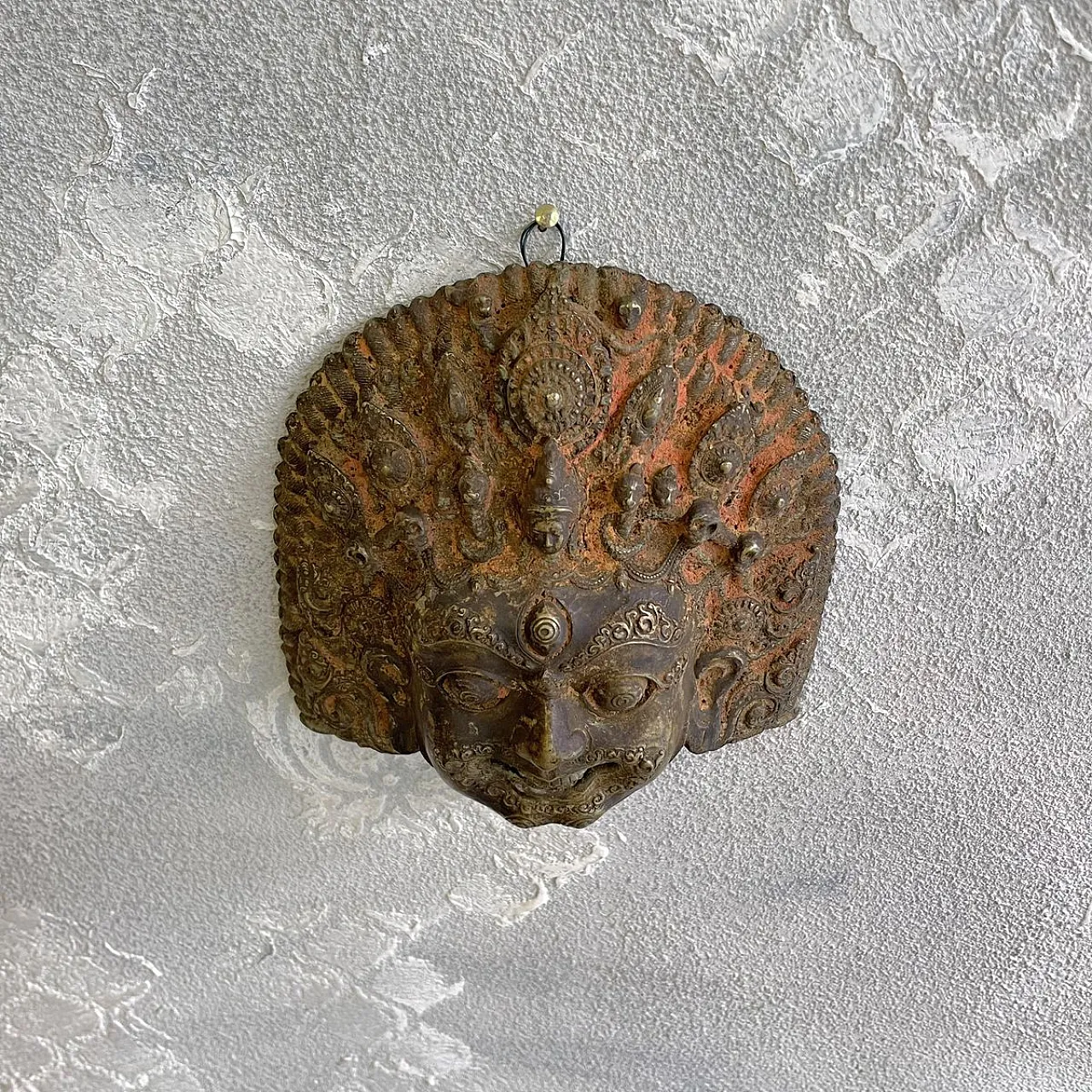 Bhairara, divinità del buddismo tibetano in bronzo, inizio '800 5
