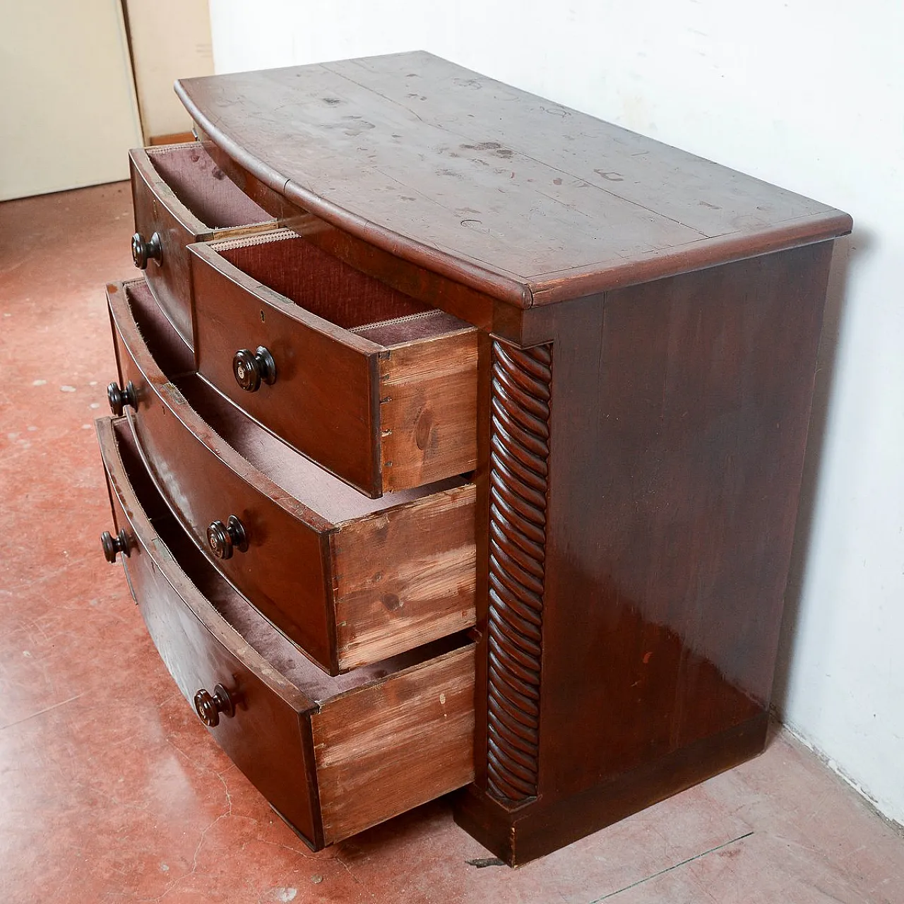 Mahogany dresser, early 20th century 17