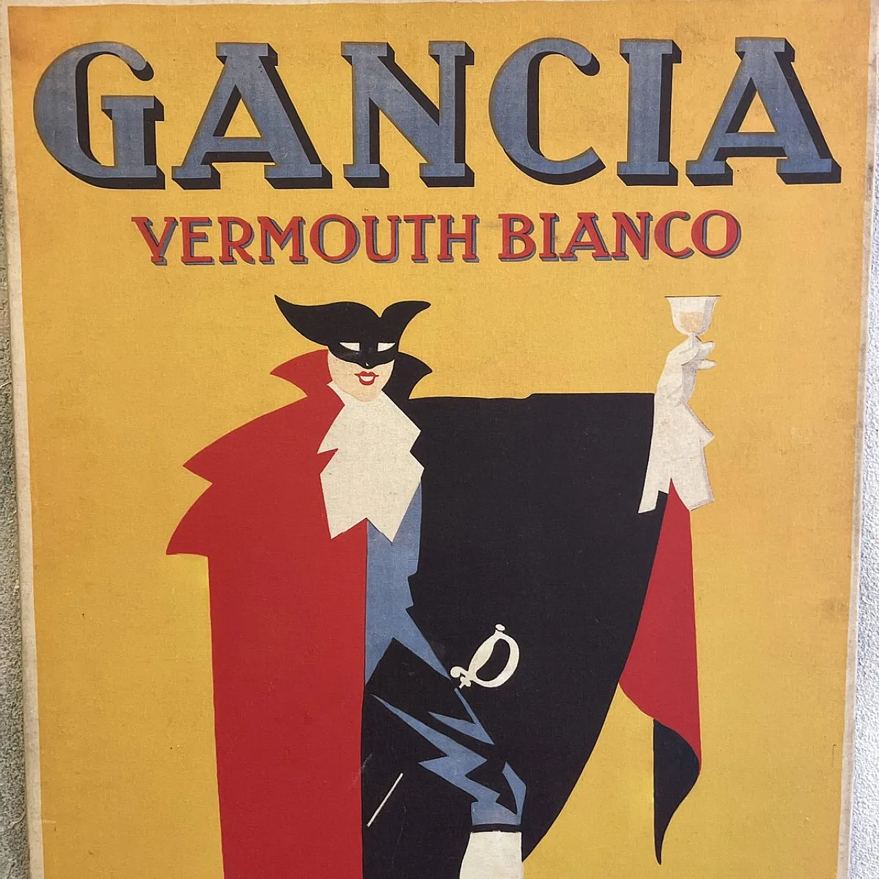 Vermouth advertising poster by Eugenio Colmo for Gancia, 1920s 2