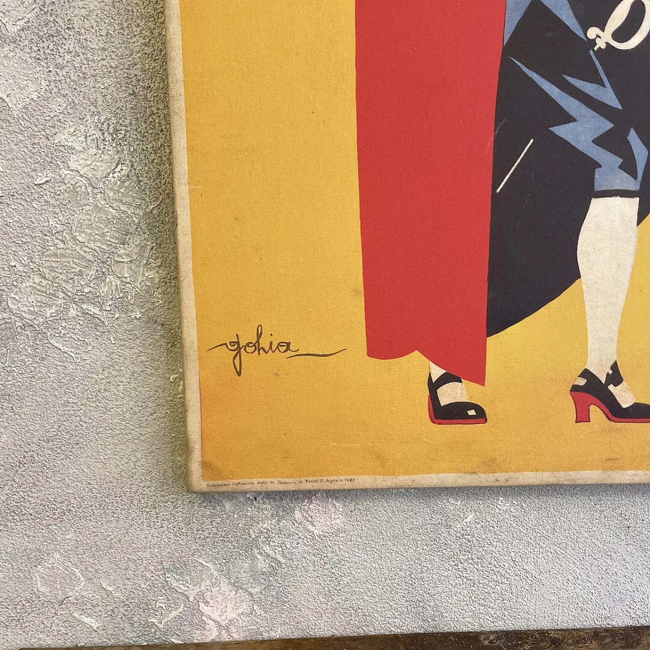 Vermouth advertising poster by Eugenio Colmo for Gancia, 1920s 3
