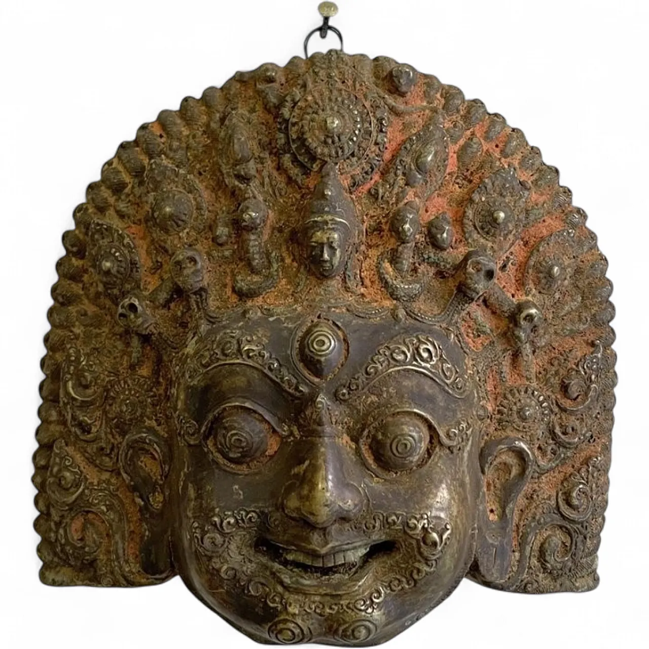 Bhairara, divinità del buddismo tibetano in bronzo, inizio '800 9