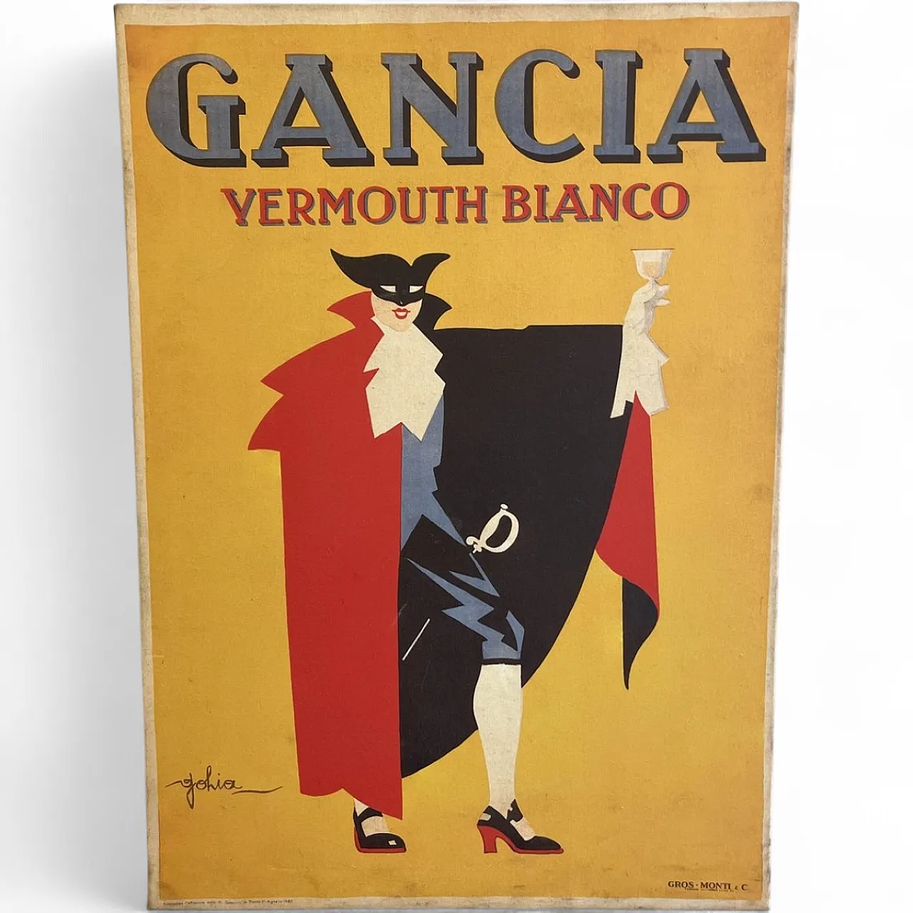 Vermouth advertising poster by Eugenio Colmo for Gancia, 1920s 10