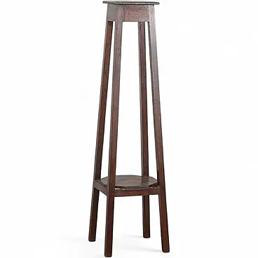 Fir wood plant stand, 19th century