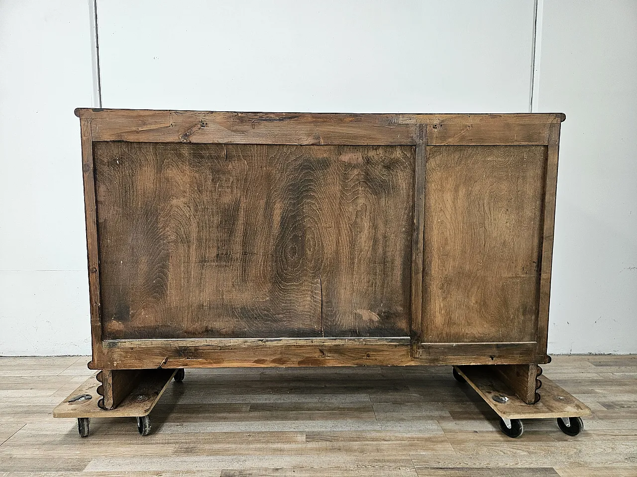 Art Decò sideboard in briar and lacquered wood, 1950s 25
