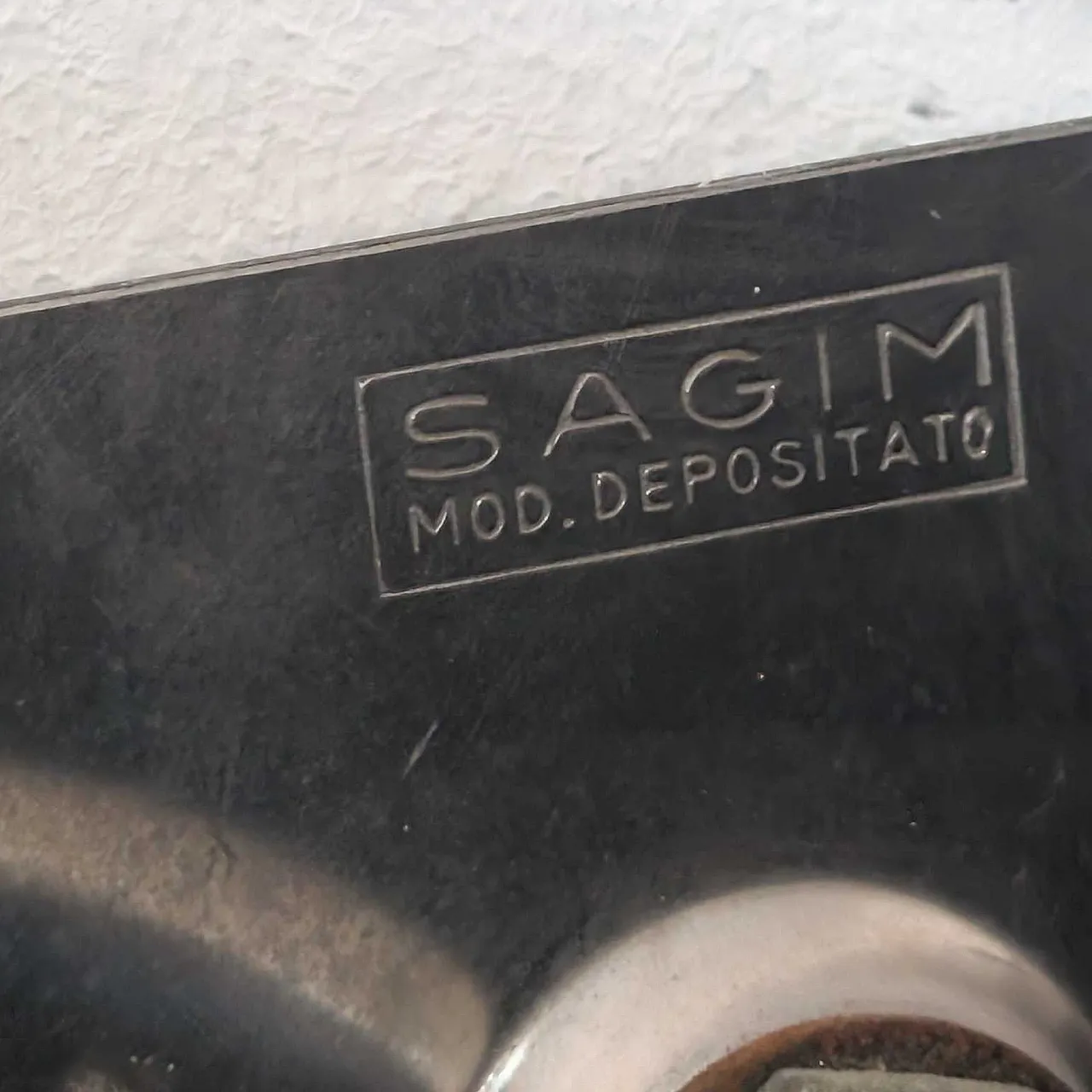 Coppia applique in acciaio di Edera Radici per SAGIM, Italia, anni '70 1