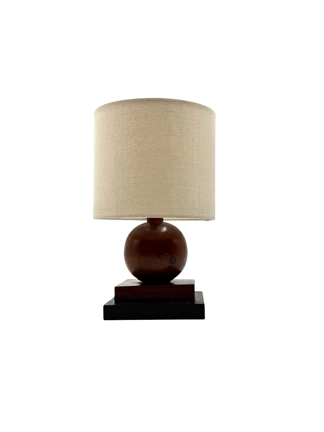 Art Deco wooden table lamp, France, circa 1930s 12