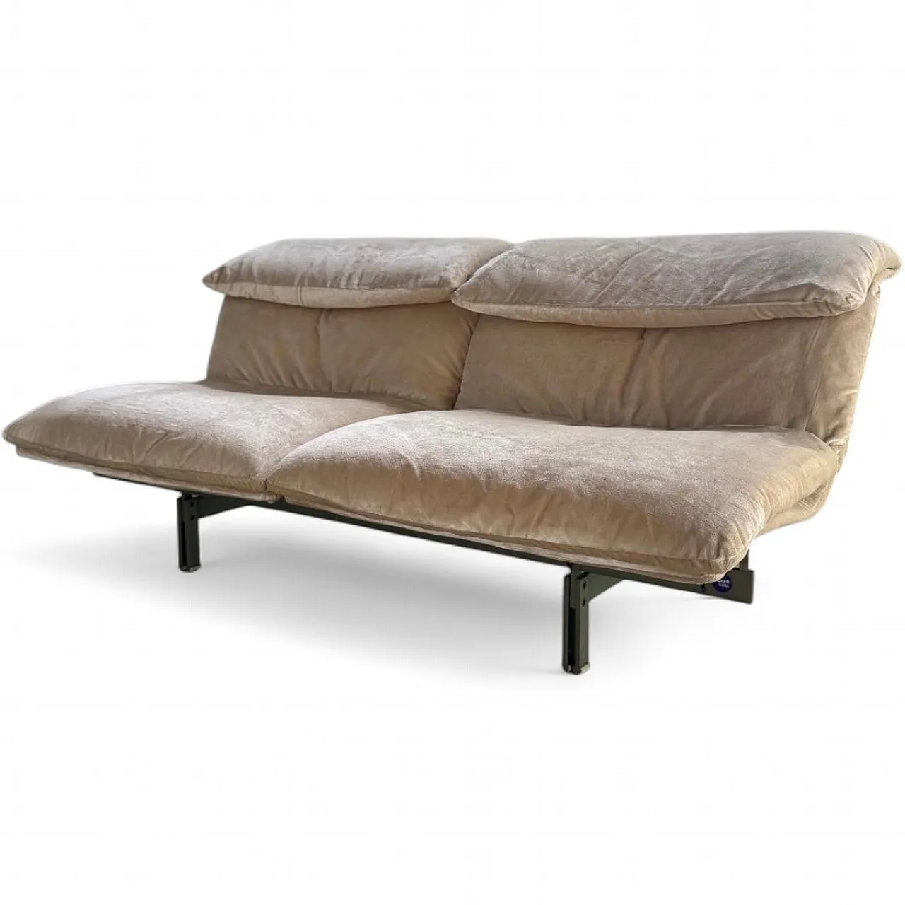 Wave 2-seater sofa by Giovanni Offredi for Saporiti Italia, 1970s 5