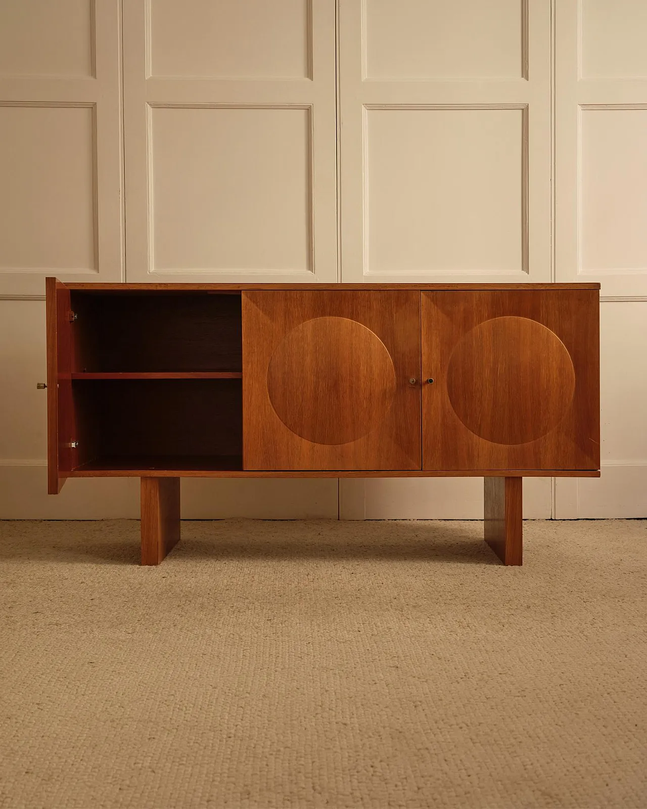 Wooden sideborard, 1960s 4