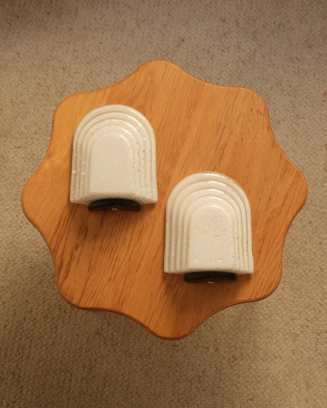 Pair of wall sconces in Murano glass, 1970s 2