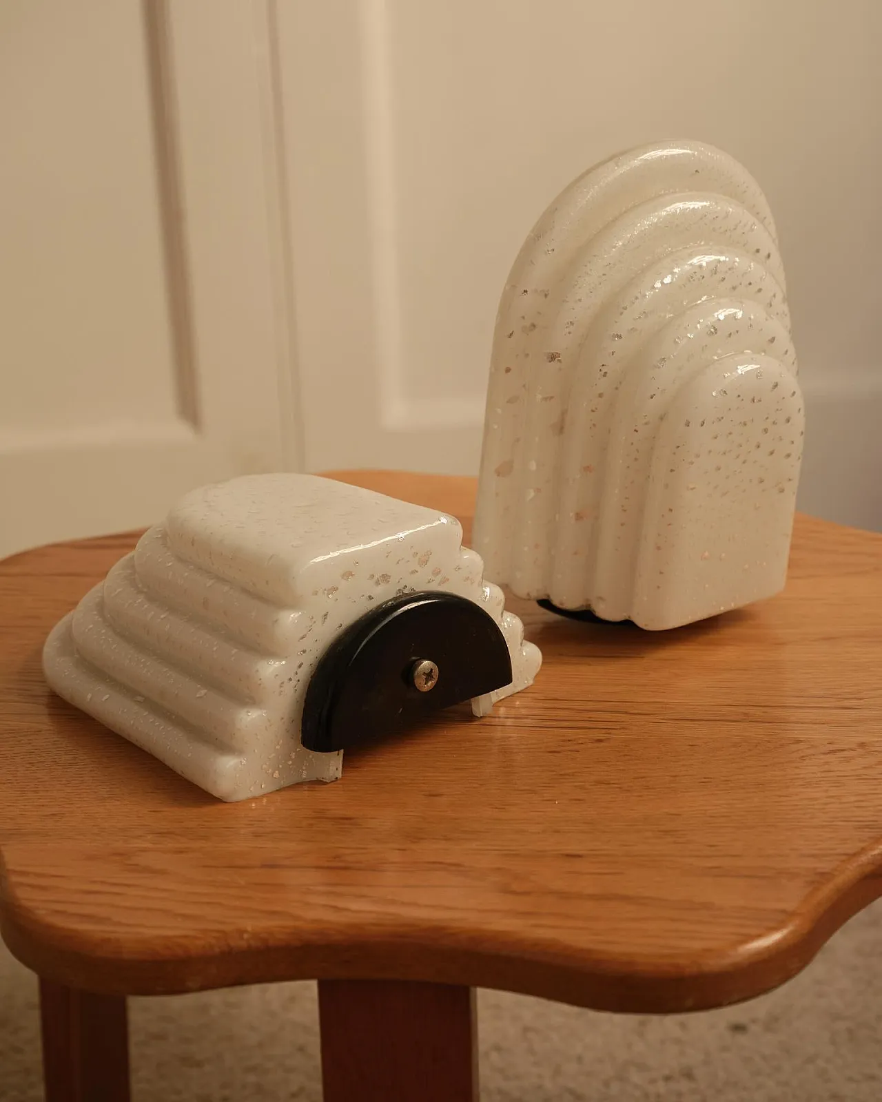 Pair of wall sconces in Murano glass, 1970s 8
