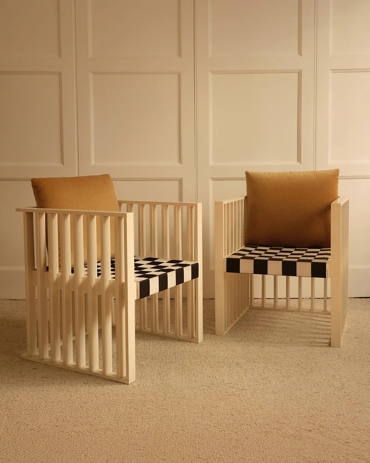Pair of Hoffmann & Moser armchairs, early 20th century 2