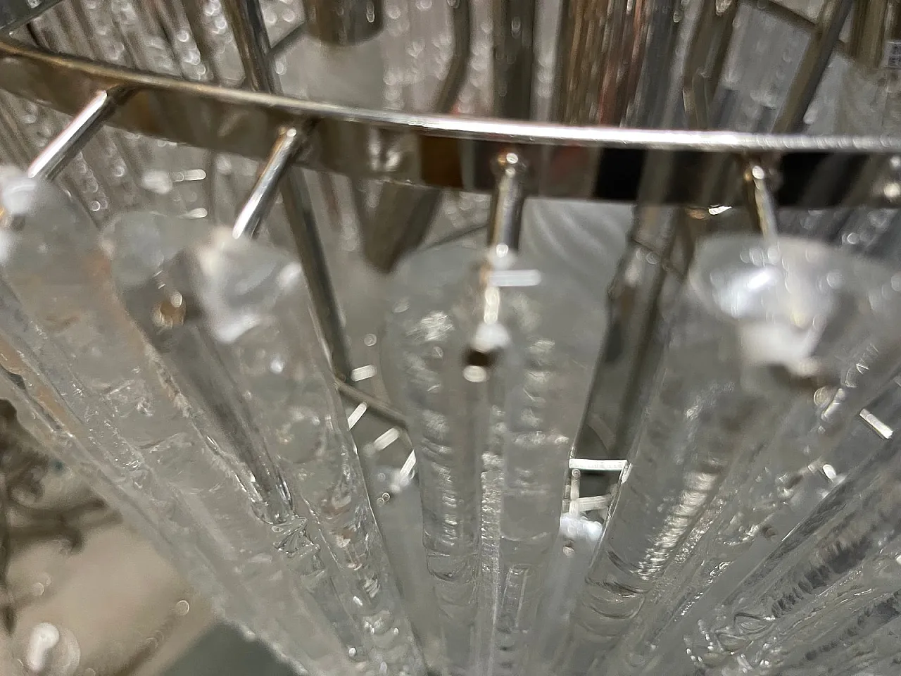 Large Murano glass chandelier, Italy, 1980s 10