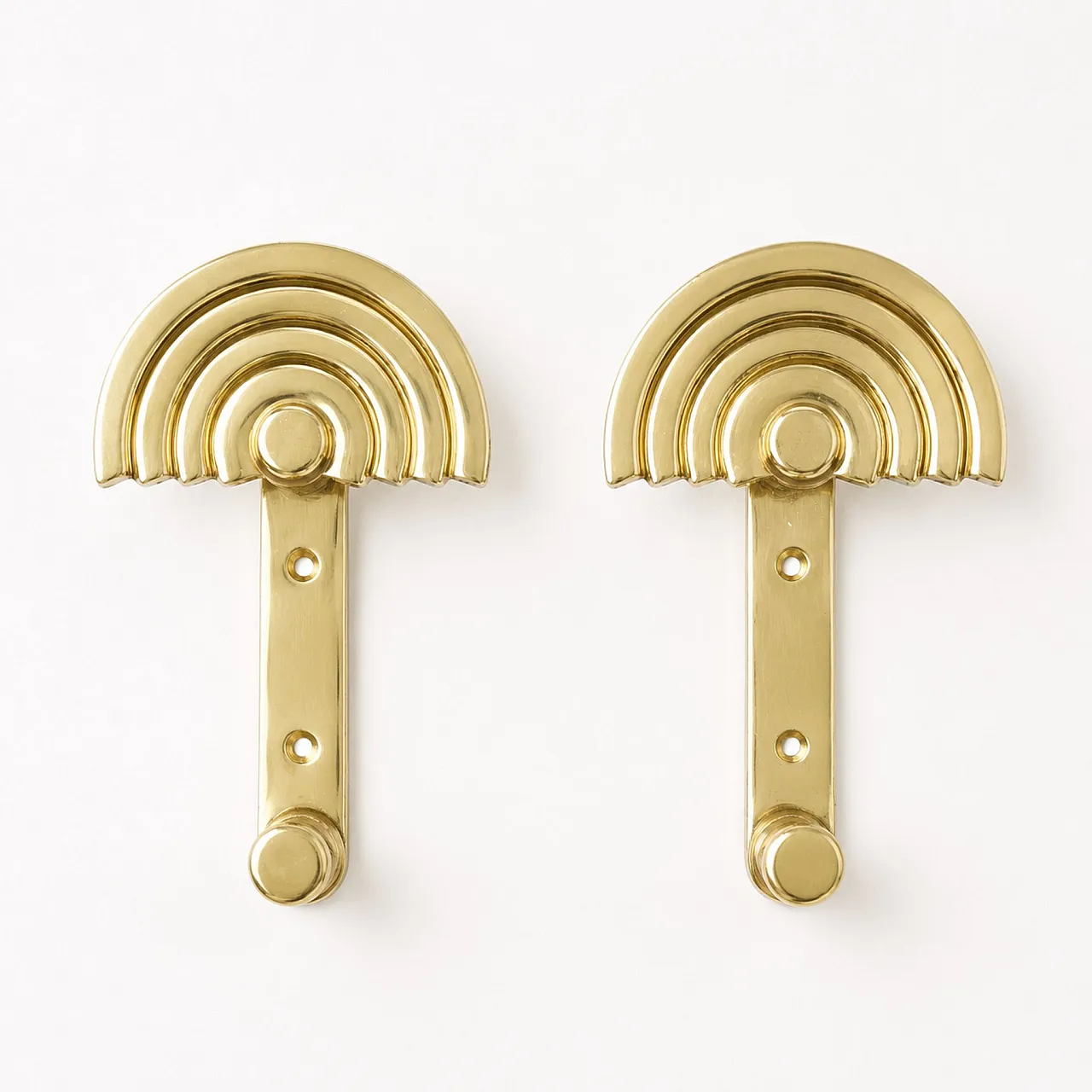 Appendiabiti SE 314 di Ettore Sottsass per Valli & Valli in ottone,90s 4