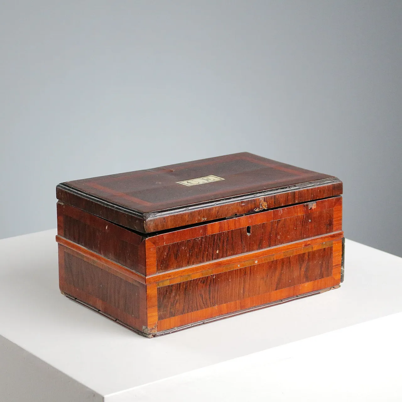 Rosewood travel box, 19th century 1