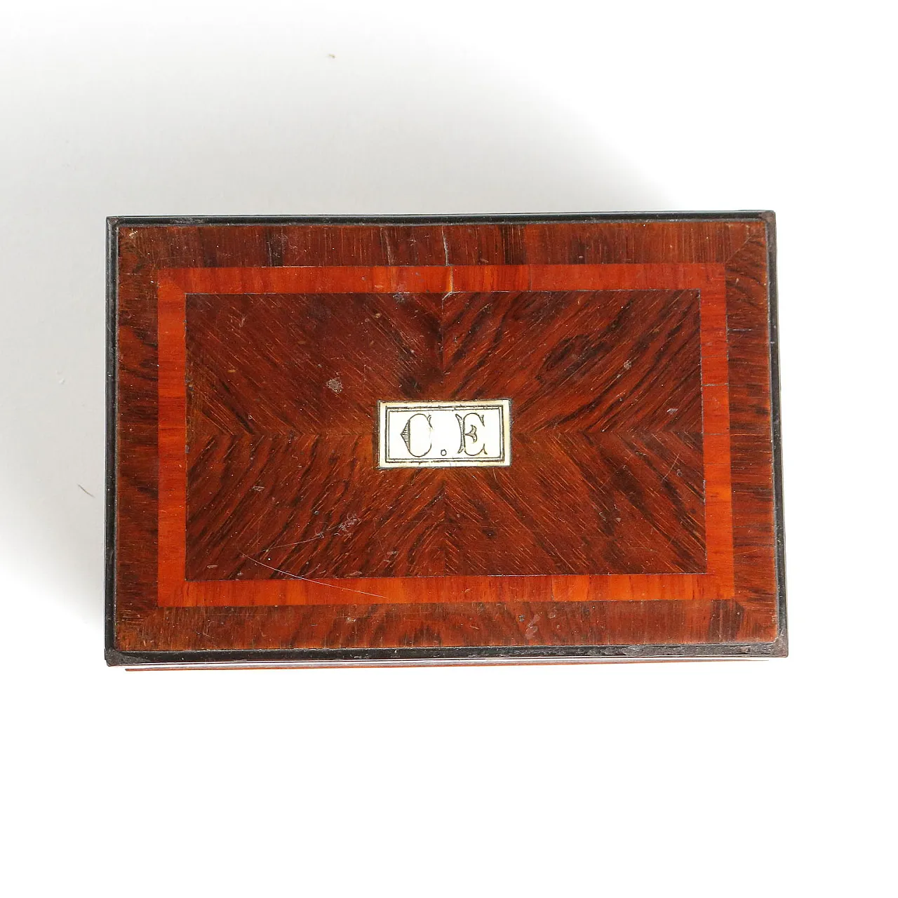 Rosewood travel box, 19th century 10