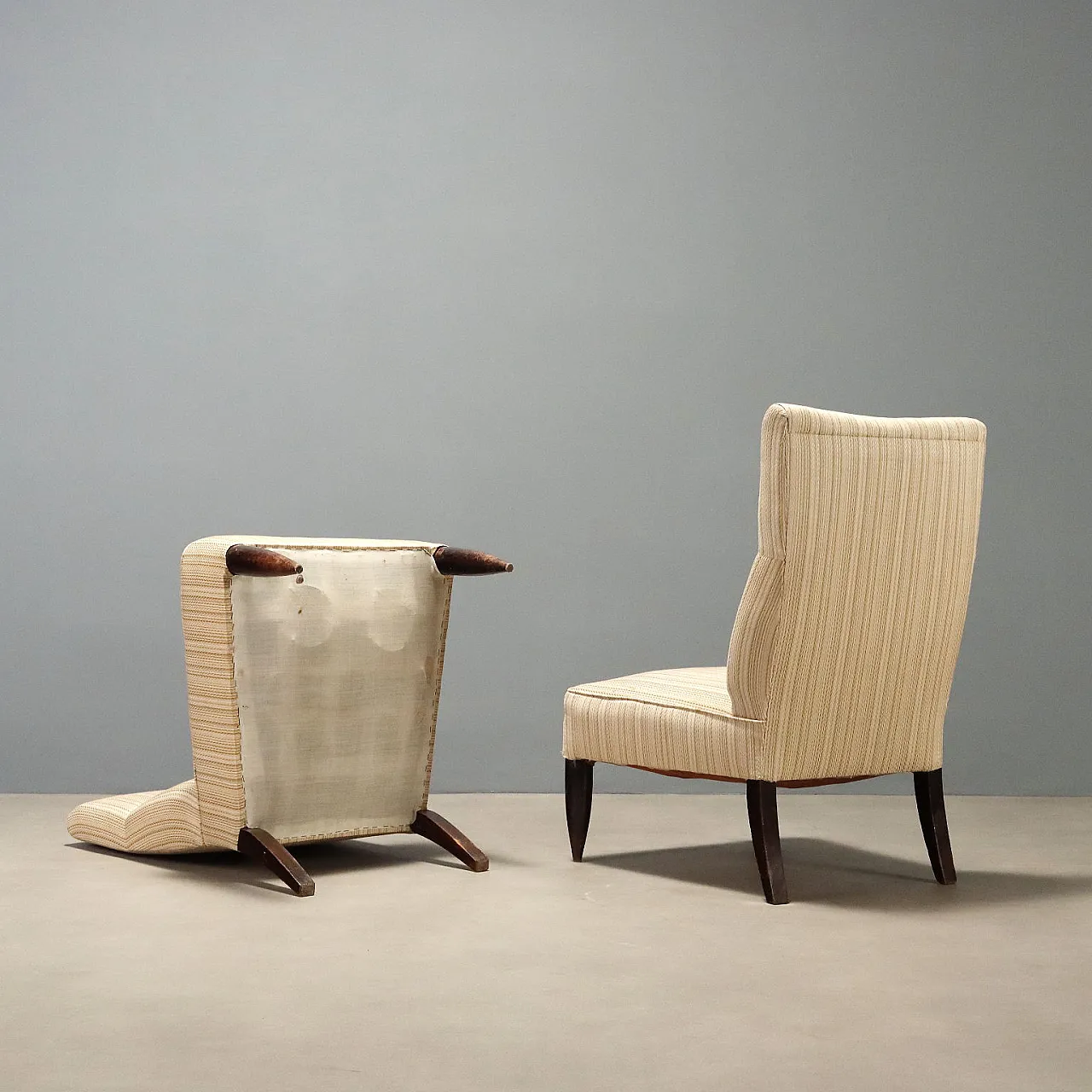 Pair of armchairs, mid-20th century 8