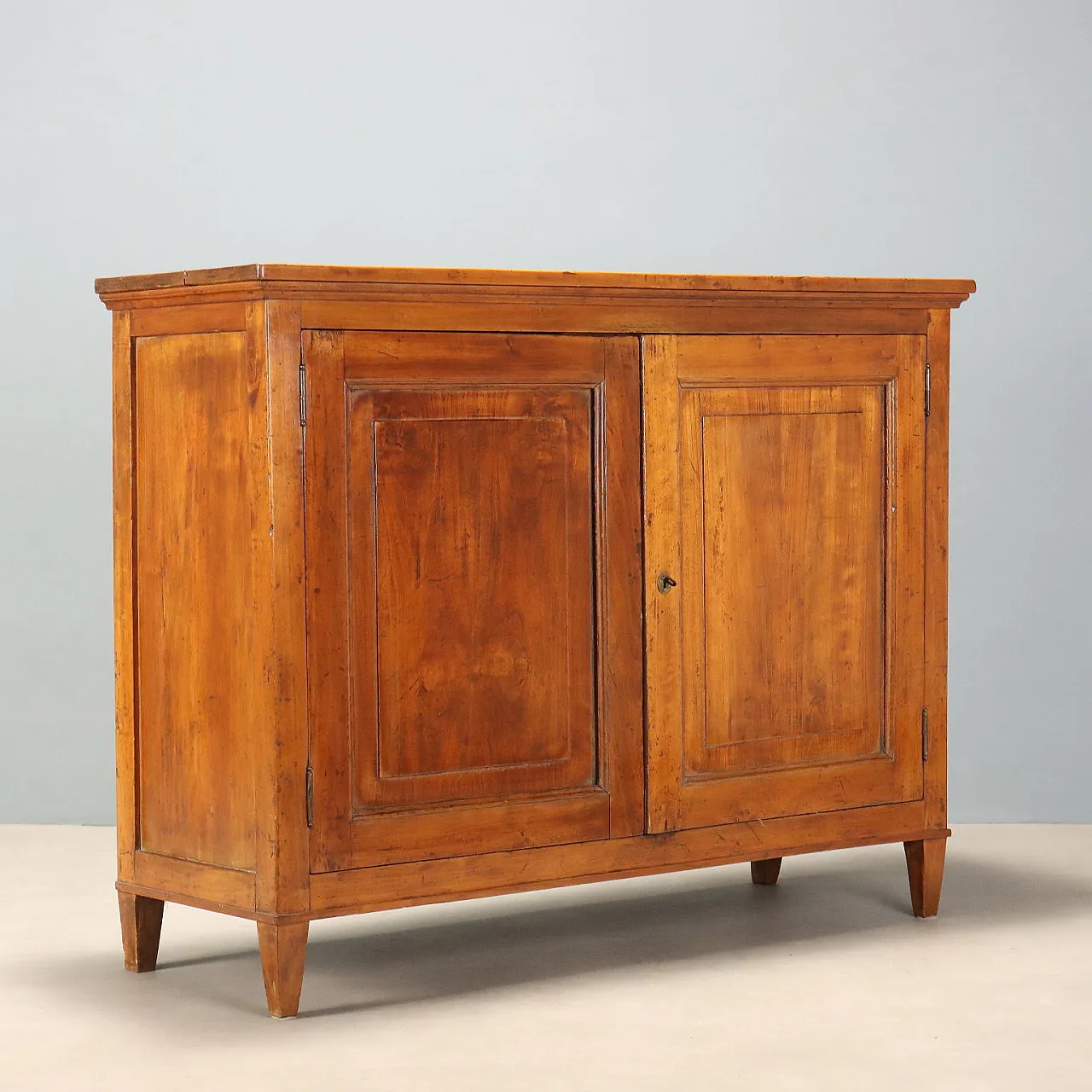 Directorio sideboard in walnut-stained poplar, 19th century 1