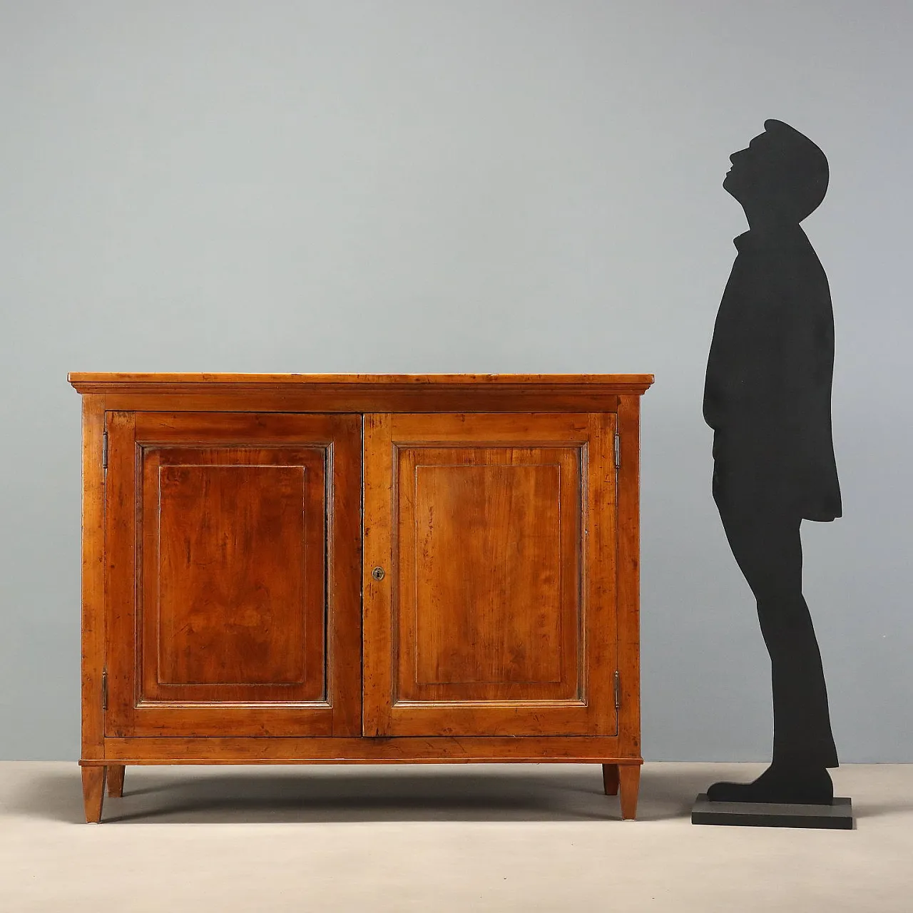 Directorio sideboard in walnut-stained poplar, 19th century 2