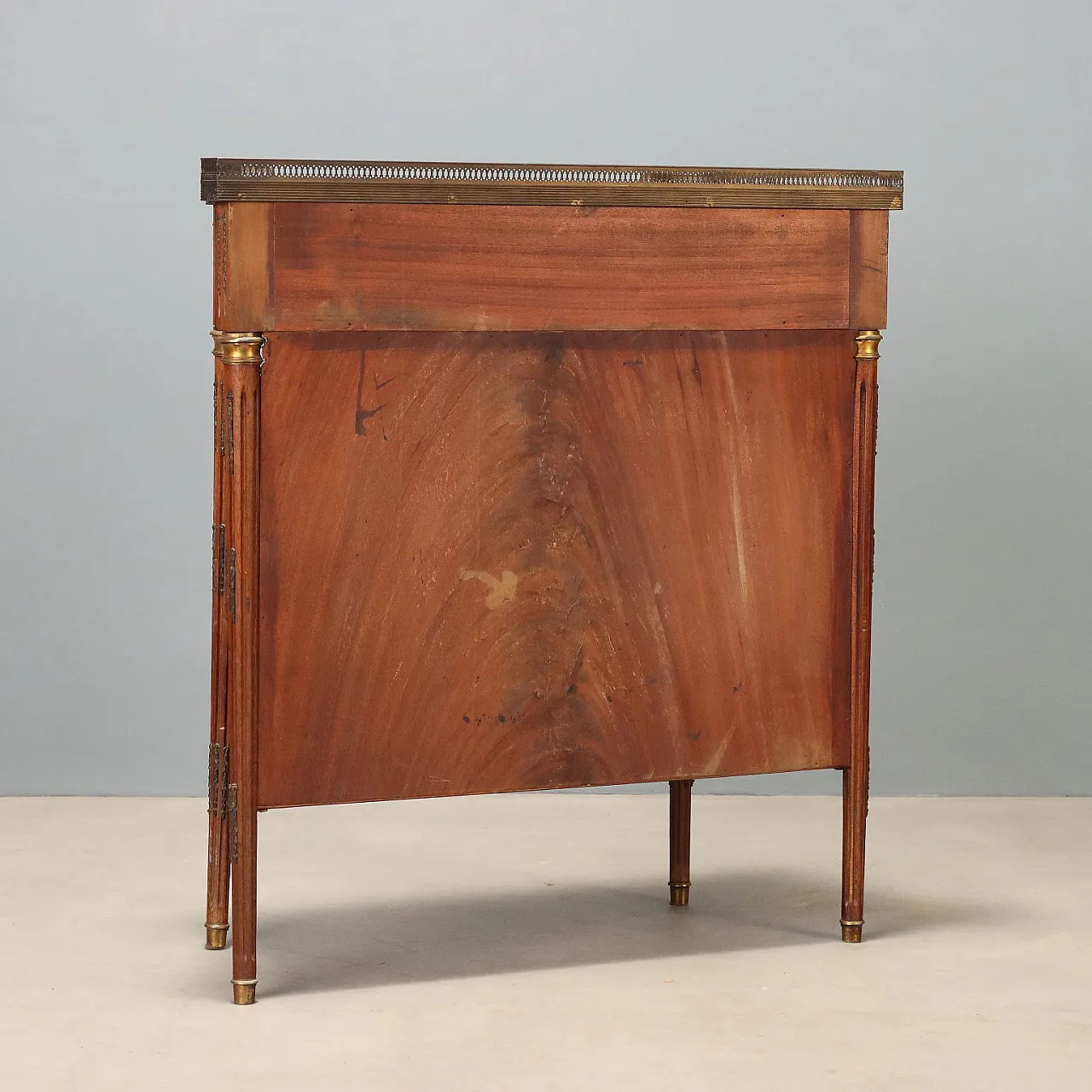 Neoclassical style console in mahogany, 20th century 9