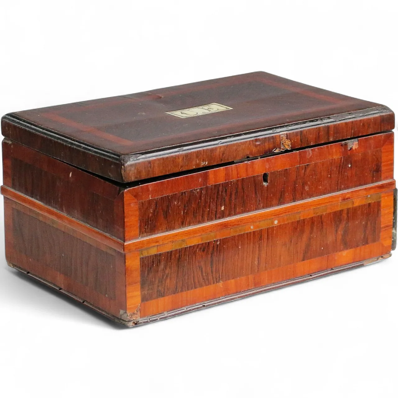 Rosewood travel box, 19th century 11
