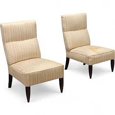 Pair of armchairs, mid-20th century
