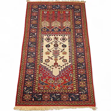 Ladik rug in cotton and wool, 20th century