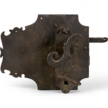 Wrought iron latch, 18th century