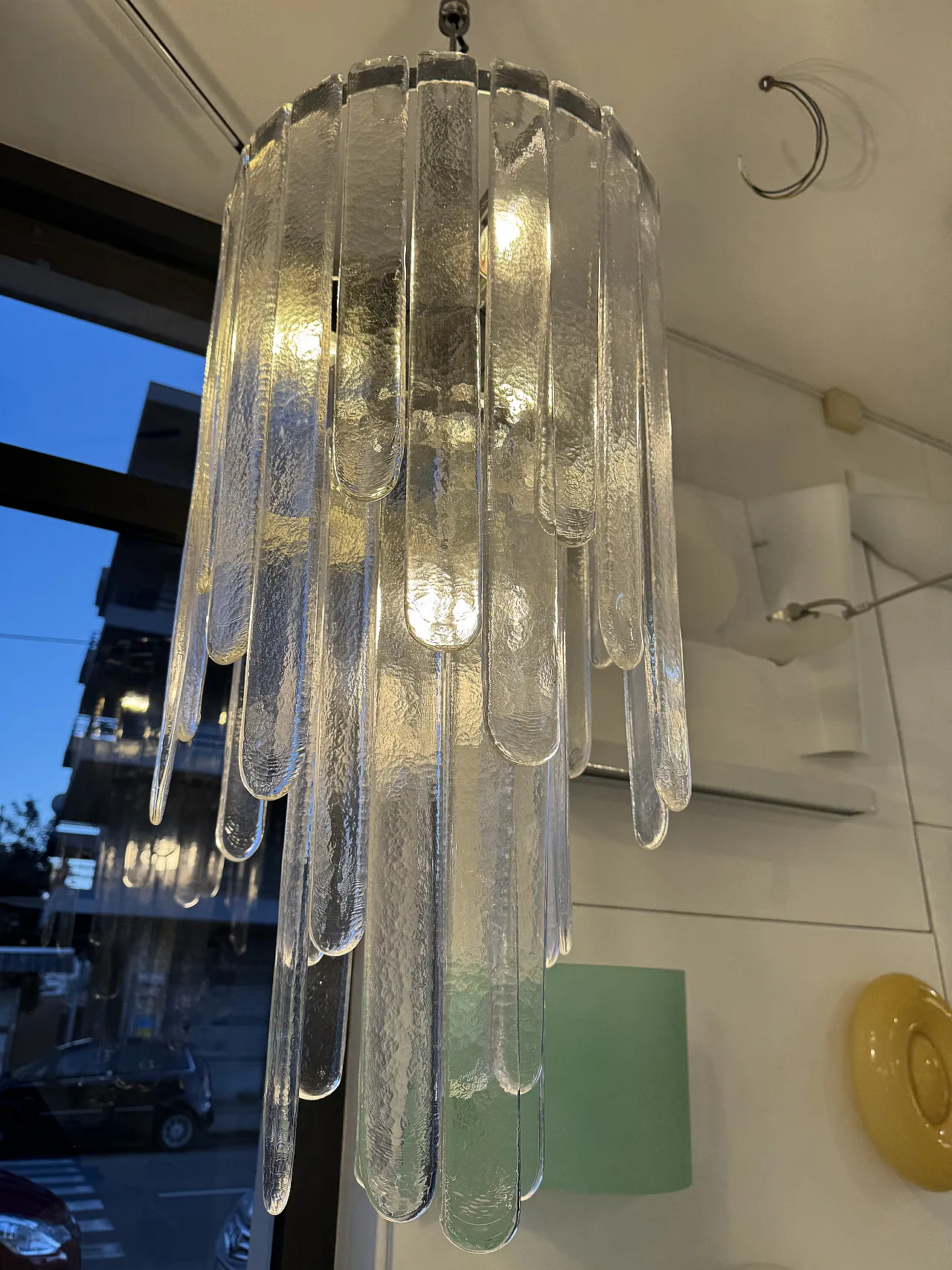 Cascata chandelier by C. Nason for Mazzega in Murano glass, 1970s 4