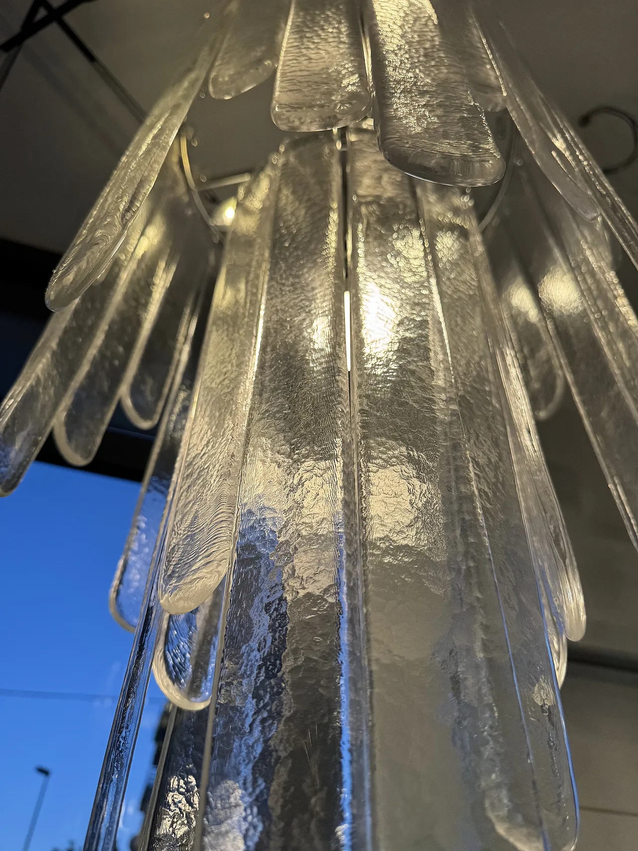 Cascata chandelier by C. Nason for Mazzega in Murano glass, 1970s 5