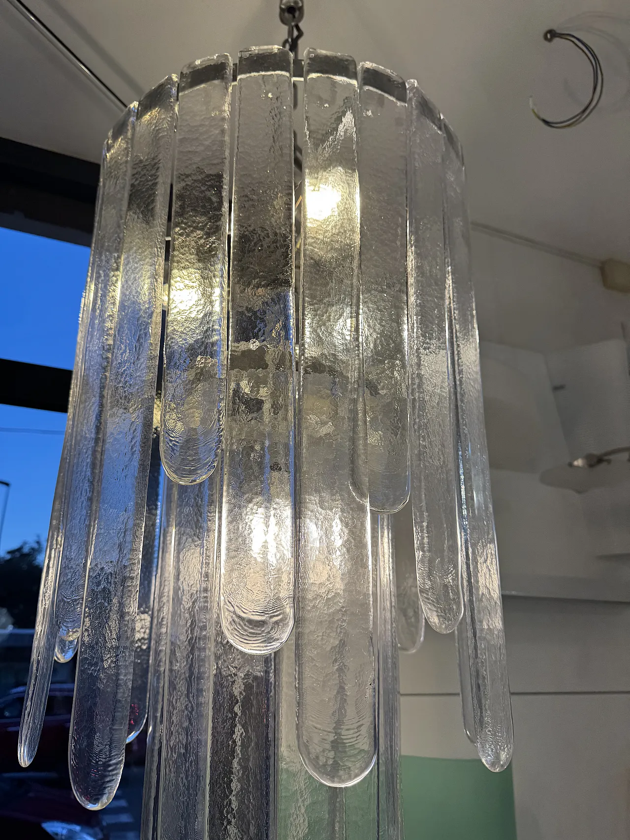 Cascata chandelier by C. Nason for Mazzega in Murano glass, 1970s 6