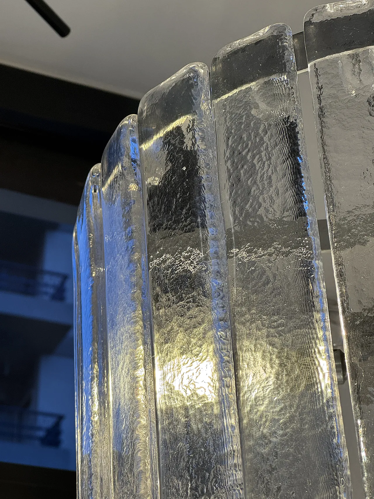 Cascata chandelier by C. Nason for Mazzega in Murano glass, 1970s 7