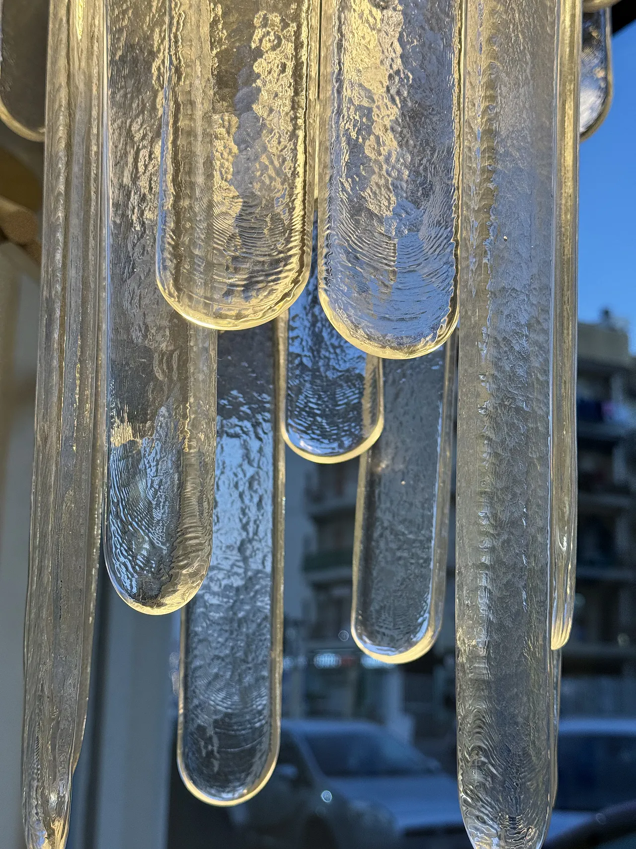 Cascata chandelier by C. Nason for Mazzega in Murano glass, 1970s 9