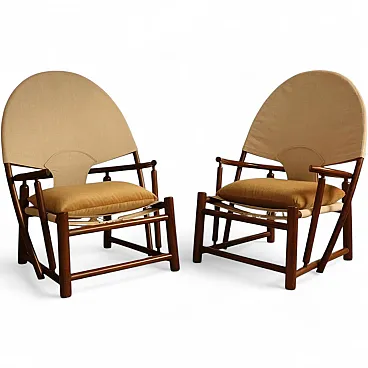 Pair of Hoop G23 chairs, 1970s