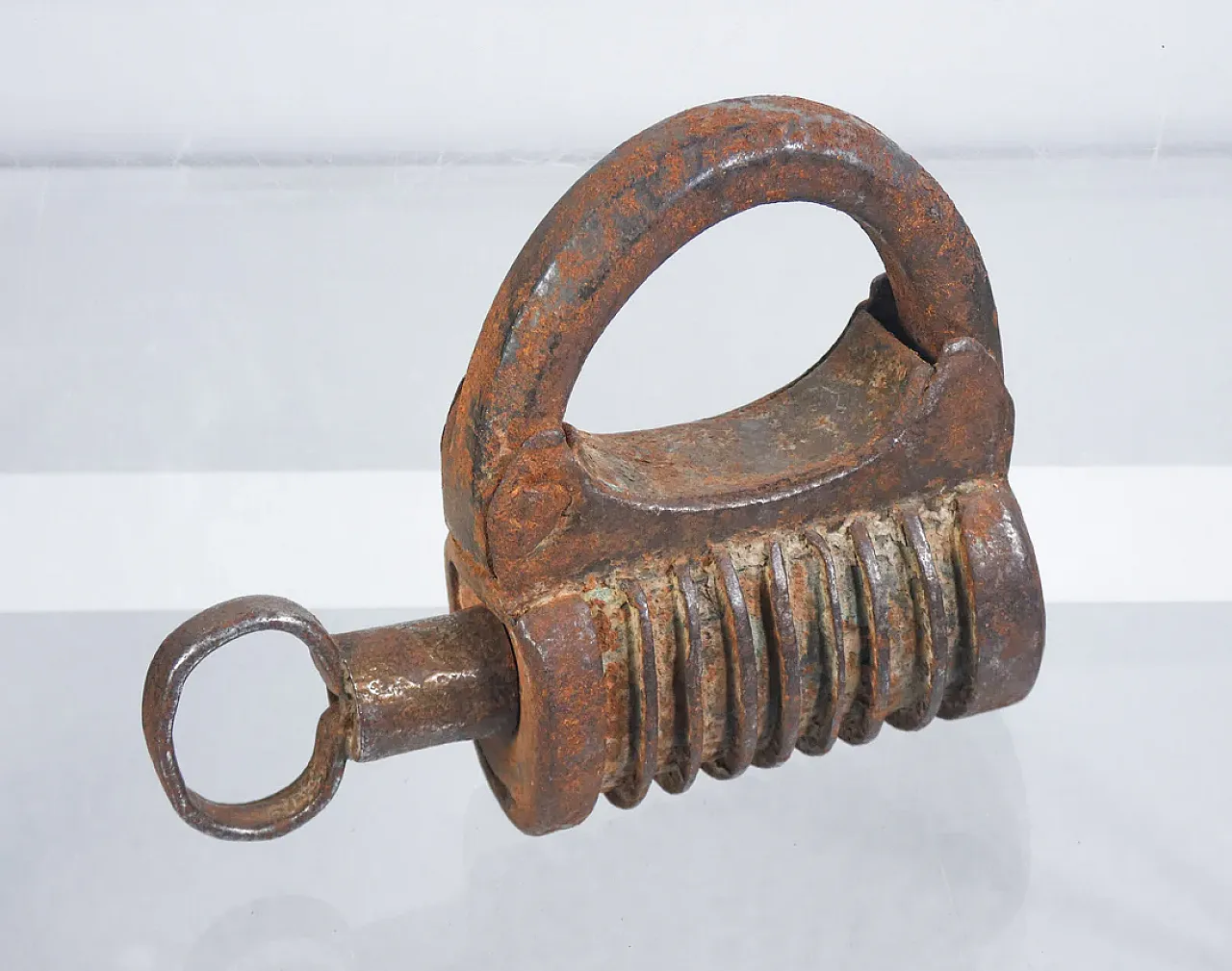 Iron key lock, 19th century 1