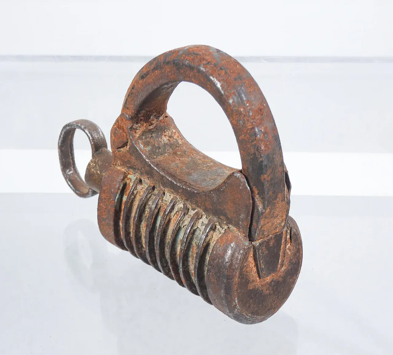 Iron key lock, 19th century 4