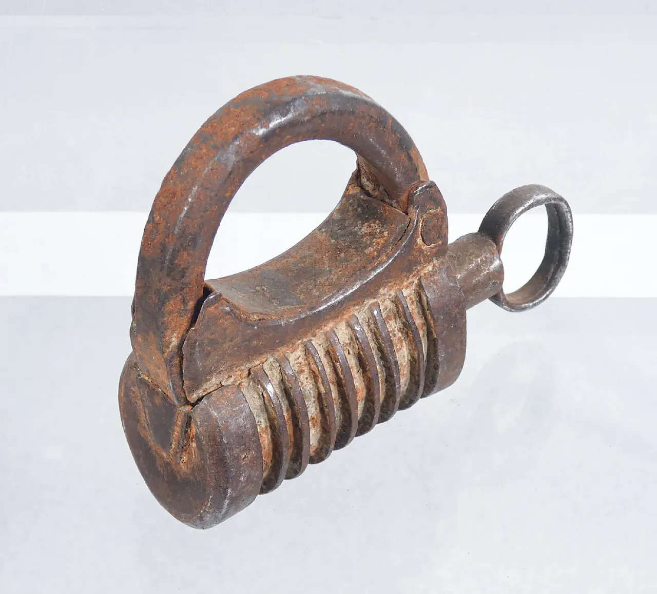 Iron key lock, 19th century 5
