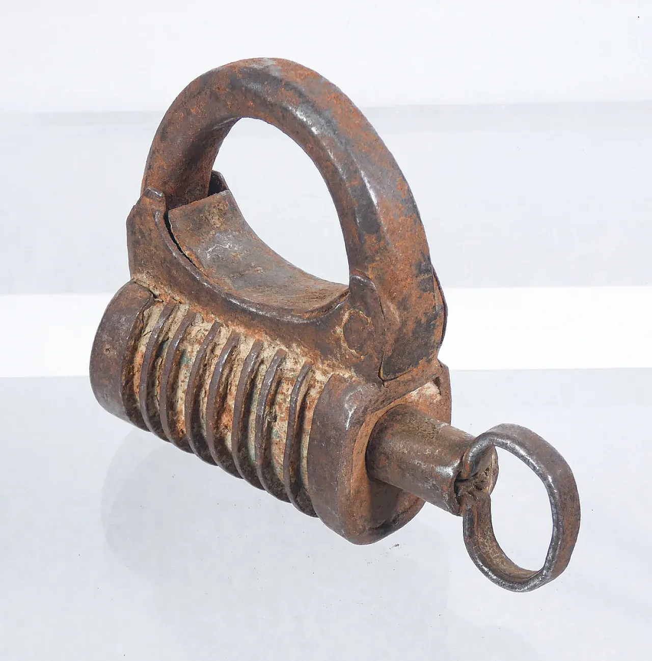 Iron key lock, 19th century 6
