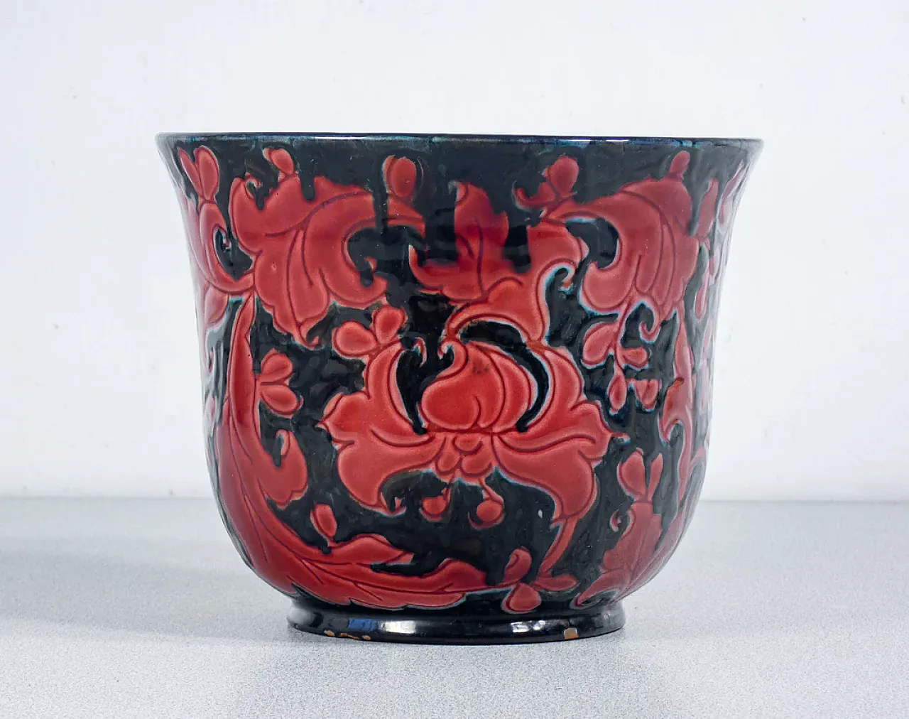 Vaso in ceramica di Giuseppe Mazzotti Albisola, metà '900 1
