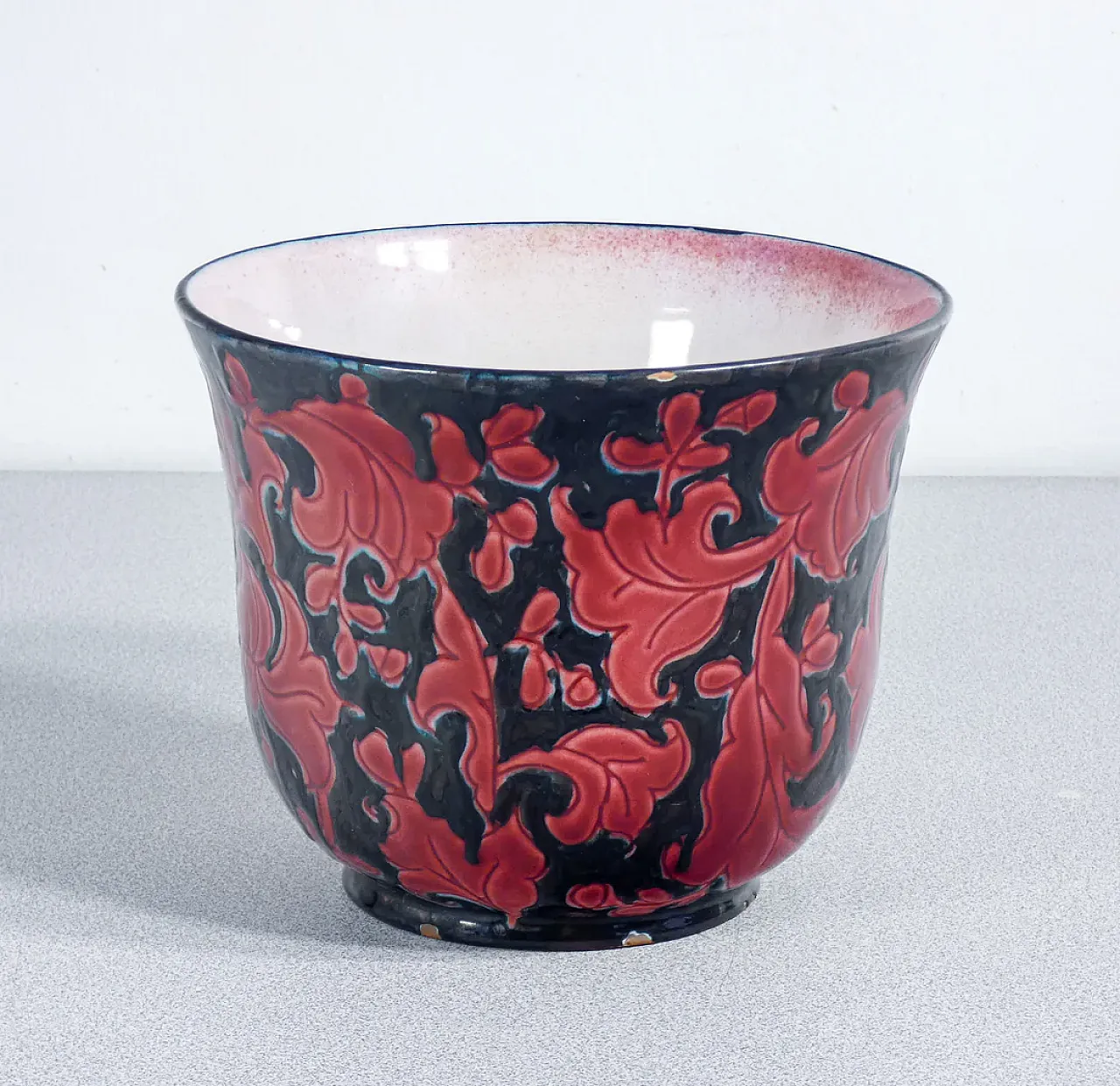 Vaso in ceramica di Giuseppe Mazzotti Albisola, metà '900 3