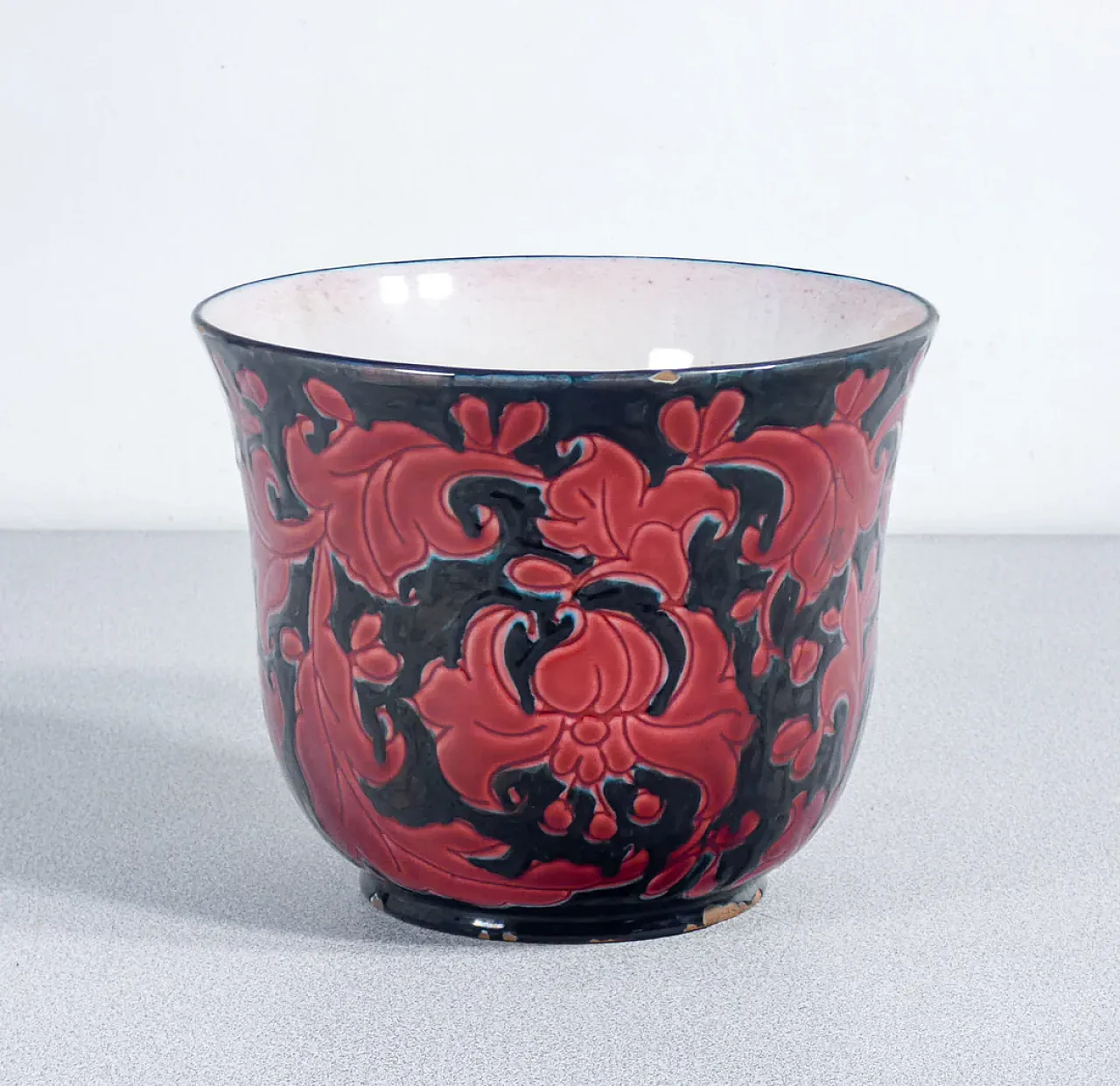 Vaso in ceramica di Giuseppe Mazzotti Albisola, metà '900 4