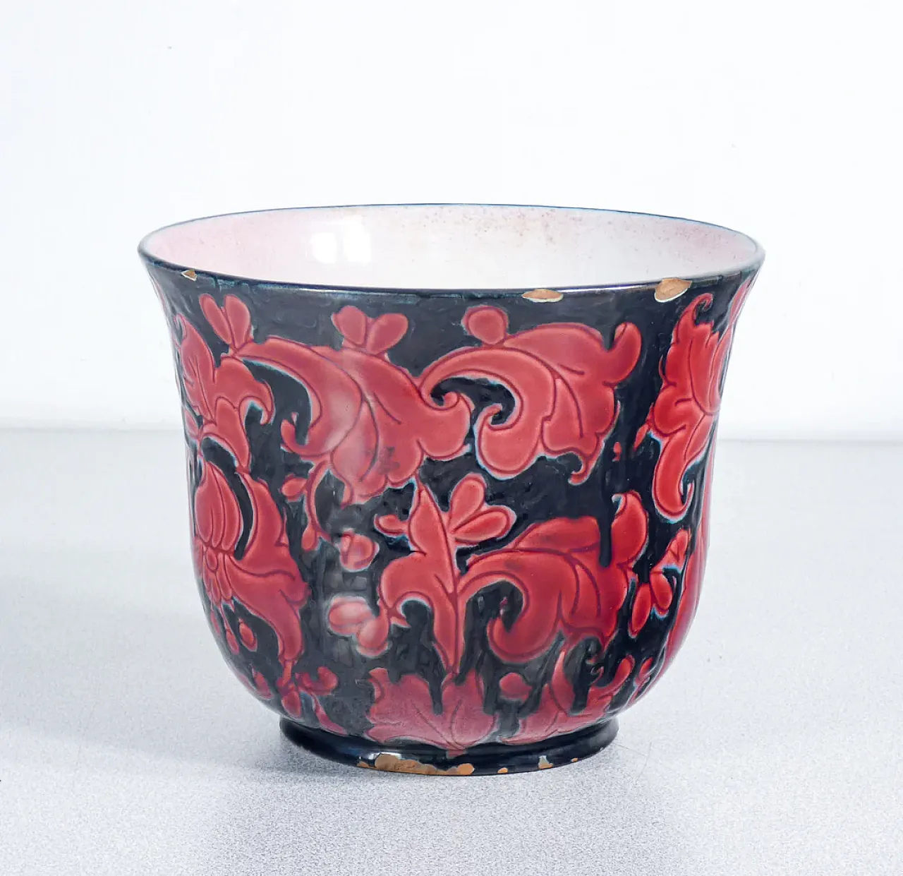 Vaso in ceramica di Giuseppe Mazzotti Albisola, metà '900 5