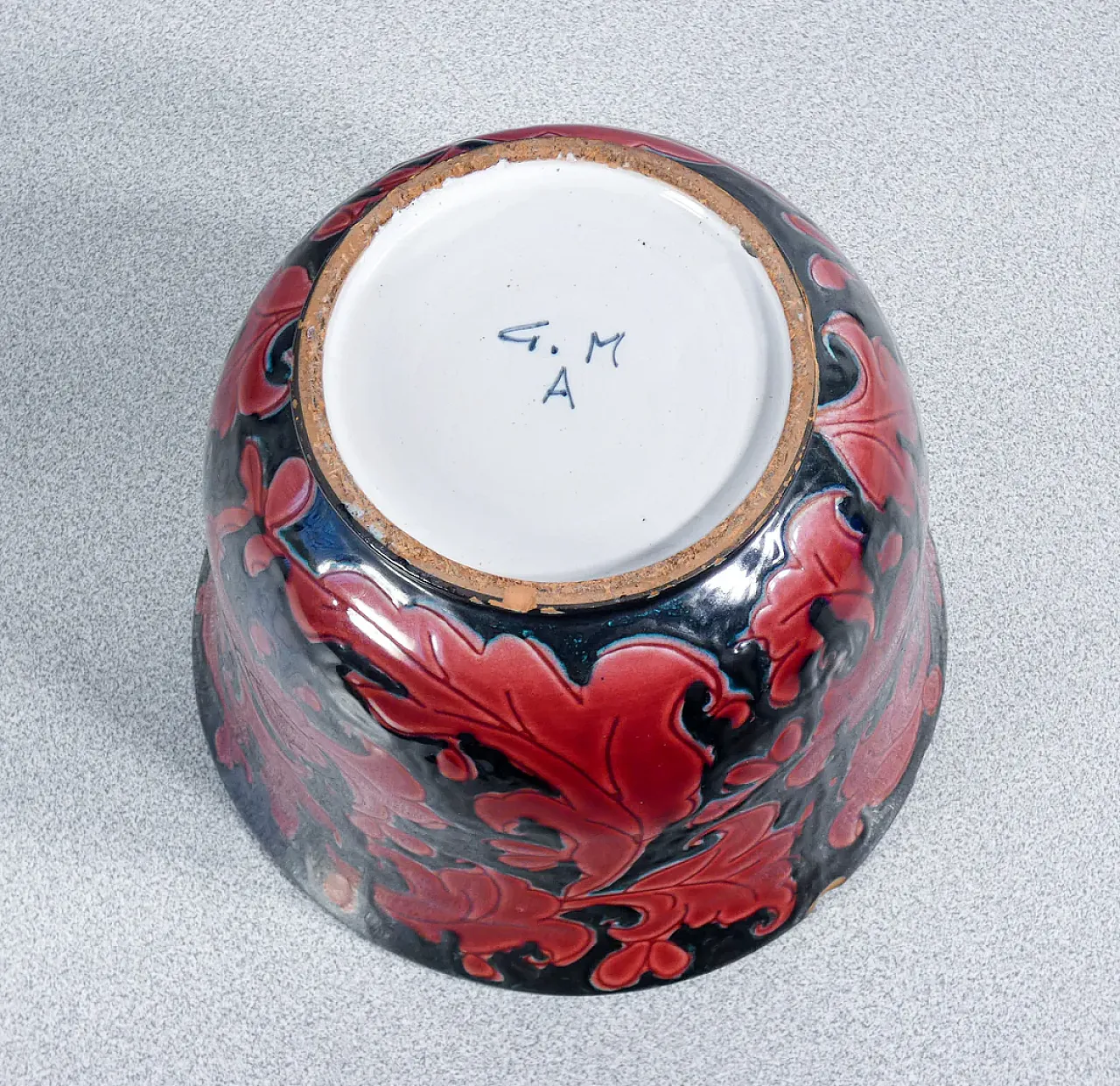 Vaso in ceramica di Giuseppe Mazzotti Albisola, metà '900 7
