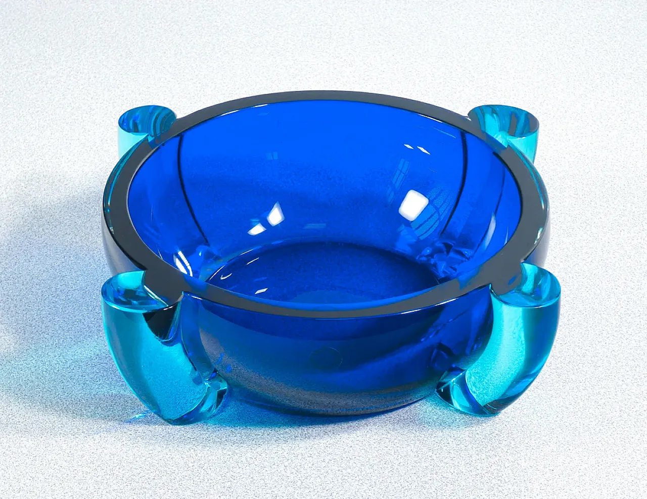 Vaso Rosamunda di Marie Tina Aufiero per Venini, anni '90 1