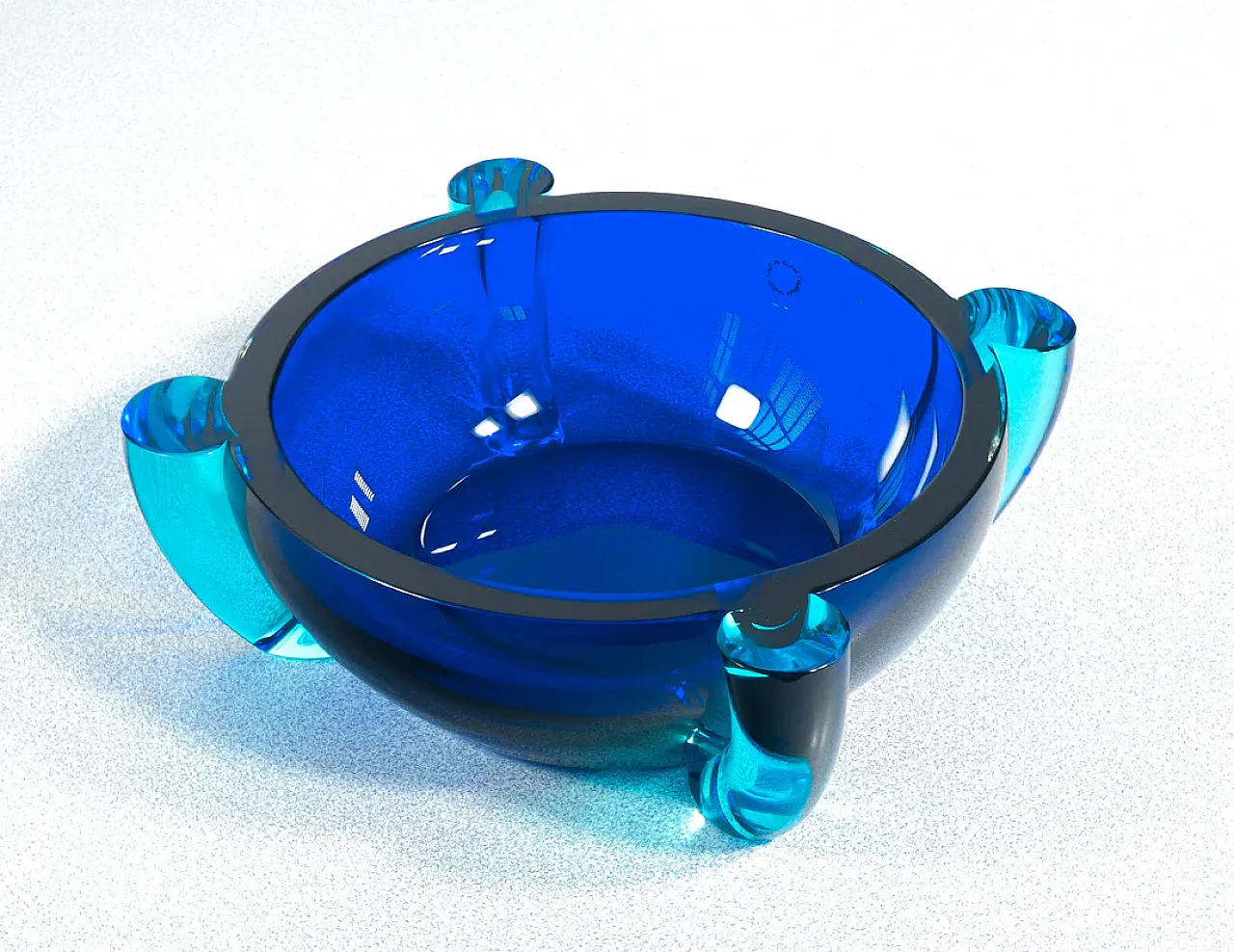 Vaso Rosamunda di Marie Tina Aufiero per Venini, anni '90 7