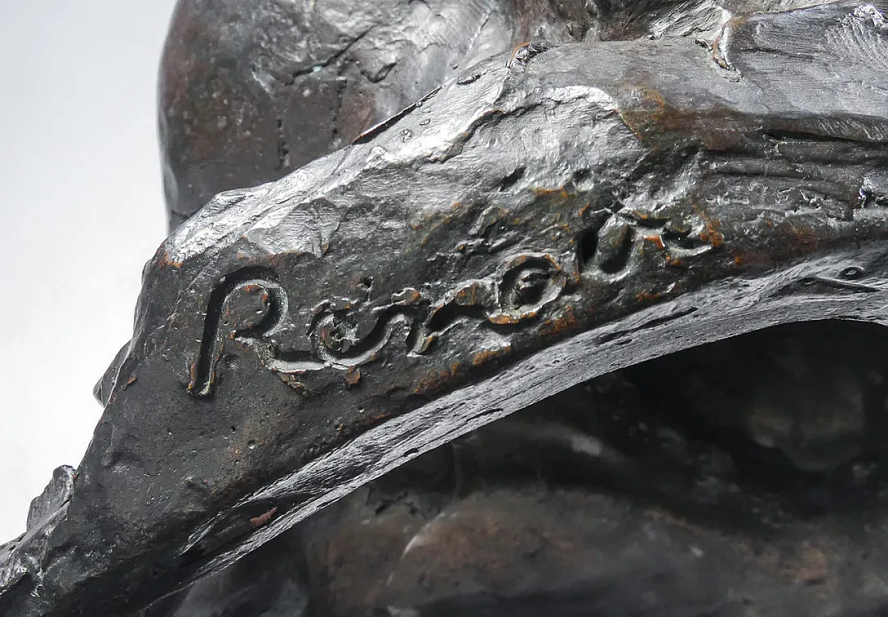 Coco, scultura in bronzo di Renoir, primo '900 8