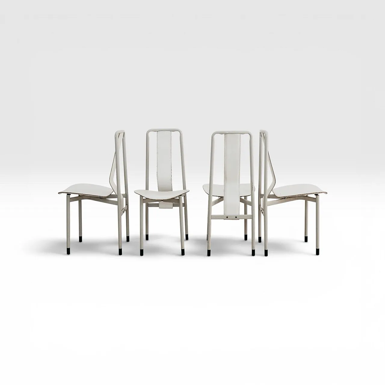 4 chairs Mod. Irma by Achille Castiglioni for Zanotta, 80s 2