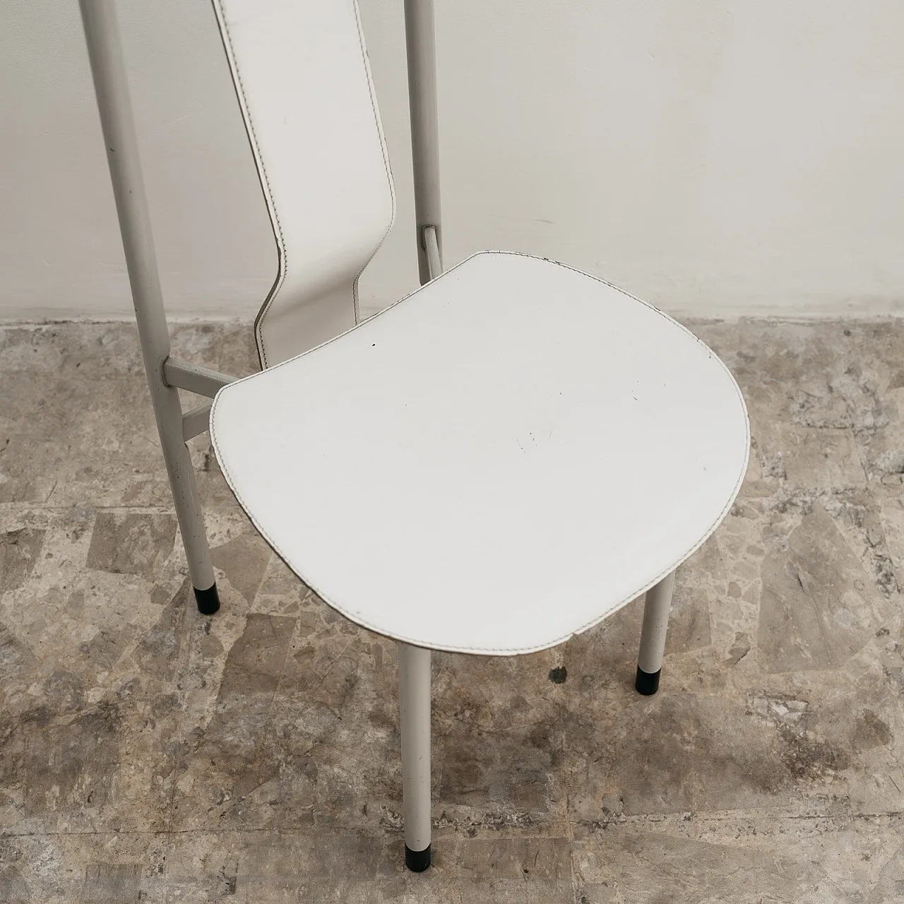 4 chairs Mod. Irma by Achille Castiglioni for Zanotta, 80s 5
