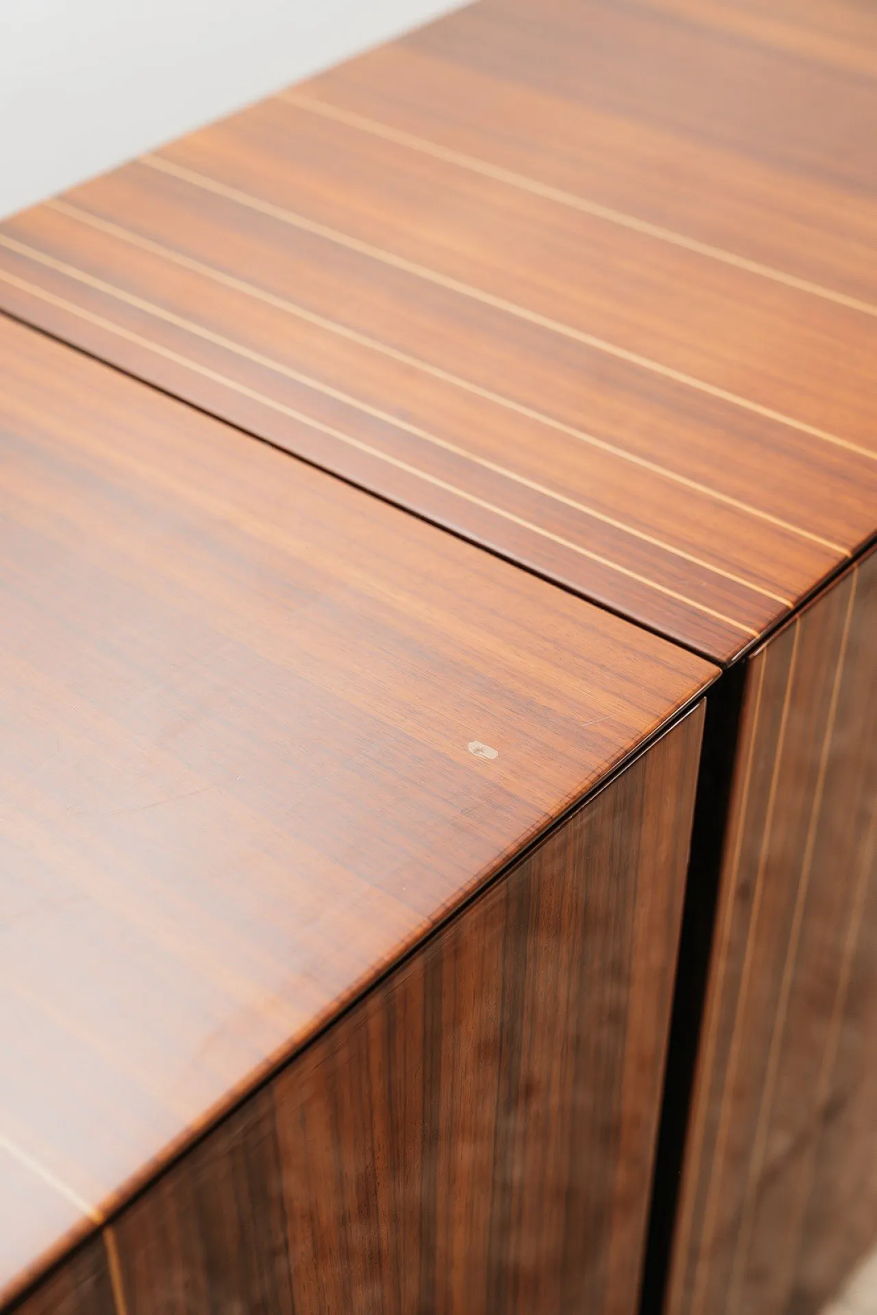 Zebrawood Lacquered Rosewood Sideboard, 70s 10