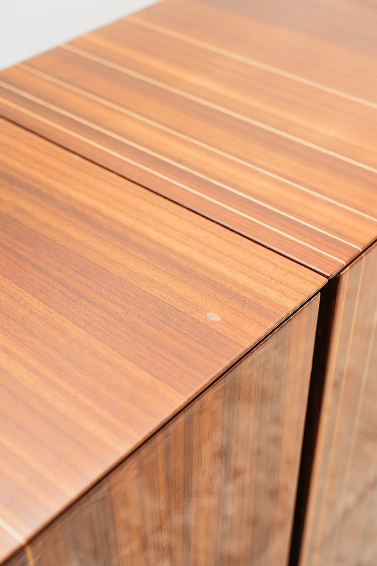 Zebrawood Lacquered Rosewood Sideboard, 70s 13