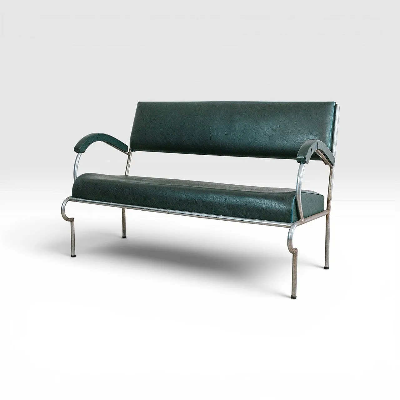 Bauhaus Cantilever Sofa In Tubular Steel, 1940s 1